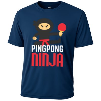 Funny Ping Pong Ninja Shirts Table Tennis Performance Shirt