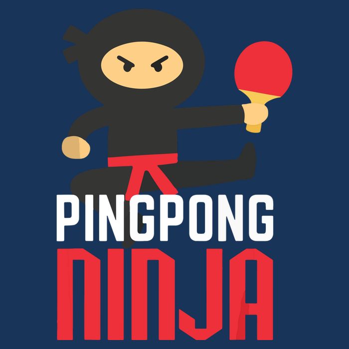 Funny Ping Pong Ninja Shirts Table Tennis Cooling Performance Crew T-Shirt