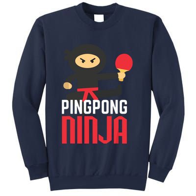 Funny Ping Pong Ninja Shirts Table Tennis Sweatshirt