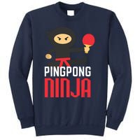 Funny Ping Pong Ninja Shirts Table Tennis Sweatshirt