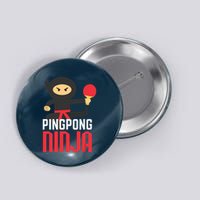 Funny Ping Pong Ninja Shirts Table Tennis Button