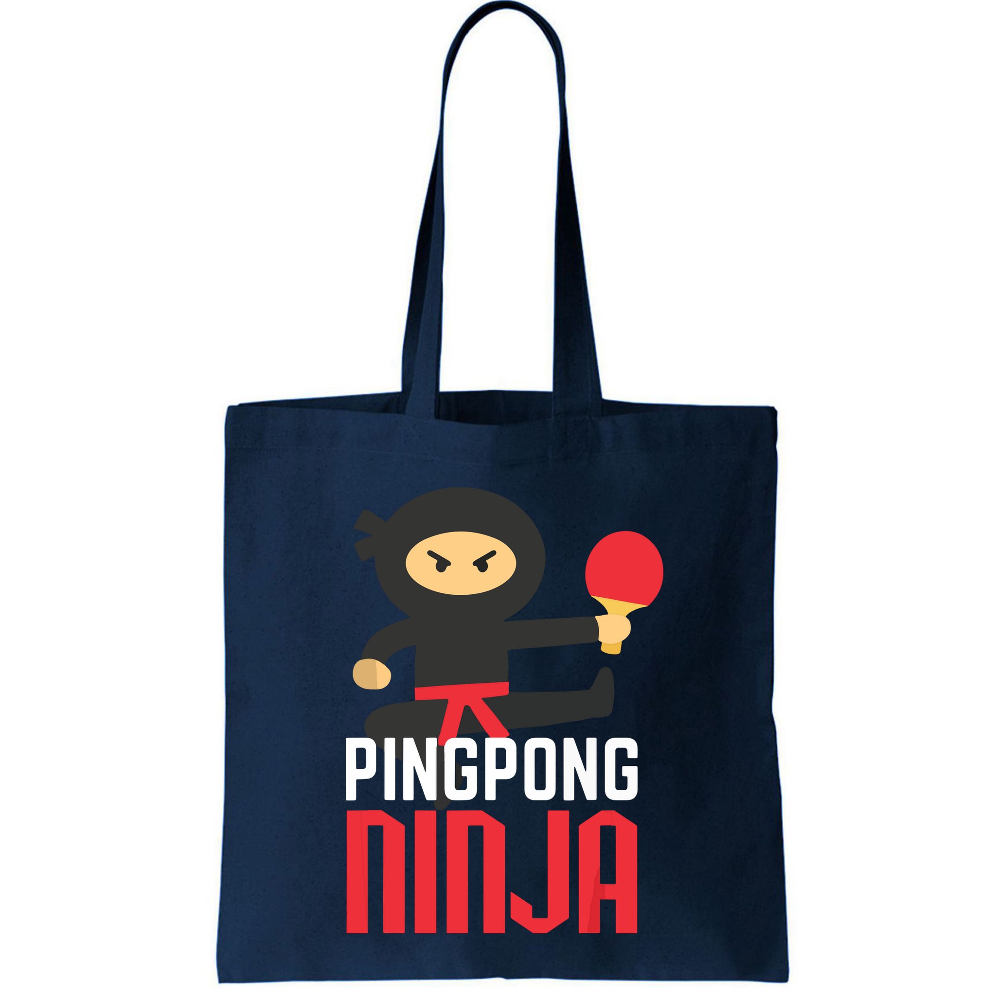 Funny Ping Pong Ninja Shirts Table Tennis Bag