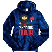 Funny Ping Pong Ninja Shirts Table Tennis Tie Dye Hoodie