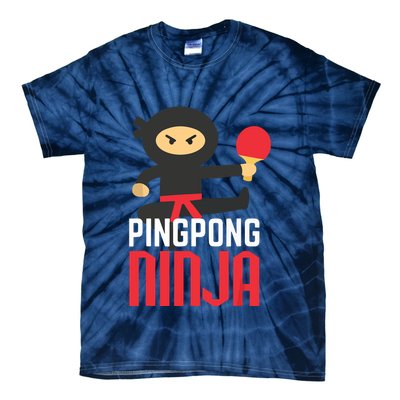 Funny Ping Pong Ninja Shirts Table Tennis Tie-Dye T-Shirt