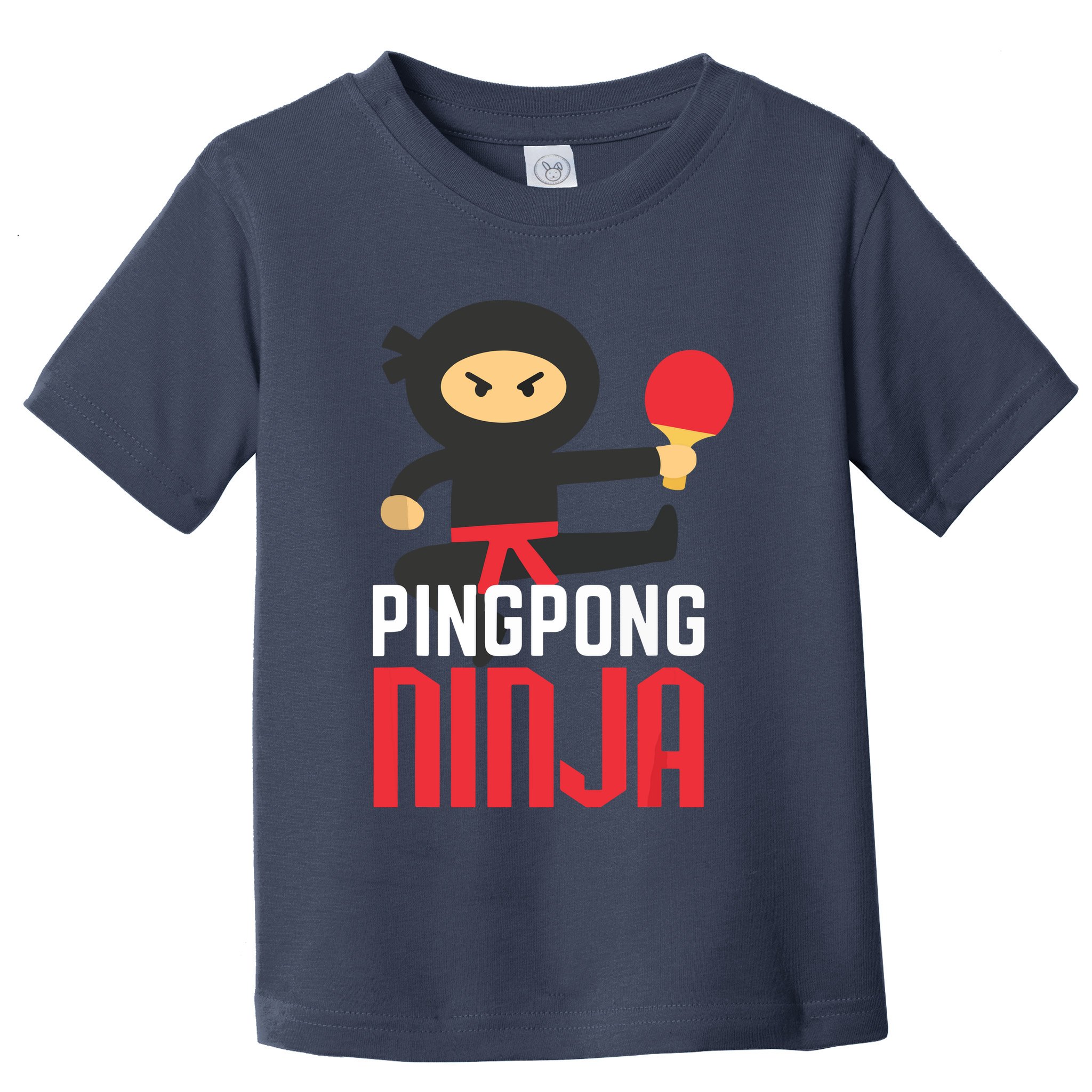 Funny Ping Pong Ninja Shirts Table Tennis Toddler T-Shirt
