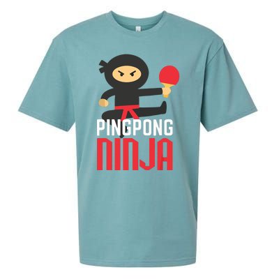 Funny Ping Pong Ninja Shirts Table Tennis Sueded Cloud Jersey T-Shirt