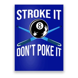 Funny Pool Player Billard 8ball Gift Poster