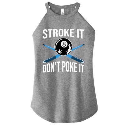 Funny Pool Player Billard 8ball Gift Women’s Perfect Tri Rocker Tank