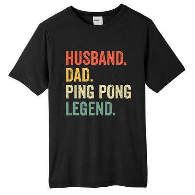 Funny Ping Pong Husband Dad Table Tennis Legend Vintage Tall Fusion ChromaSoft Performance T-Shirt