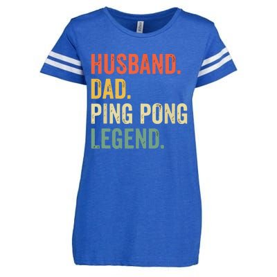 Funny Ping Pong Husband Dad Table Tennis Legend Vintage Enza Ladies Jersey Football T-Shirt