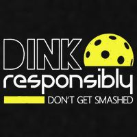 Funny Pickleball Player Dink Responsibly Don't Get Smashed Ladies PosiCharge Tri-Blend Wicking Tank