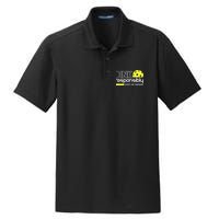 Funny Pickleball Player Dink Responsibly Don't Get Smashed Dry Zone Grid Polo