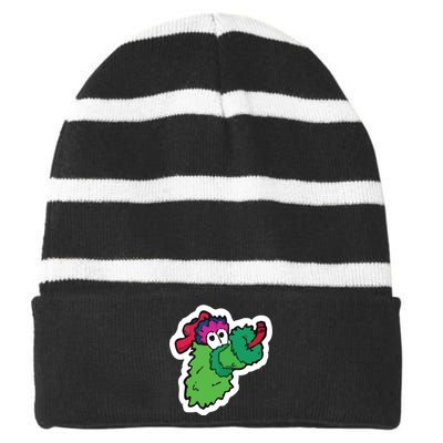 Funny Phanatic P Baseball Championship Striped Beanie with Solid Band