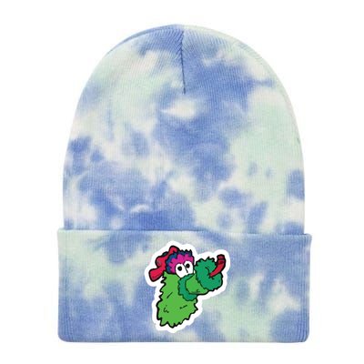 Funny Phanatic P Baseball Championship Tie Dye 12in Knit Beanie