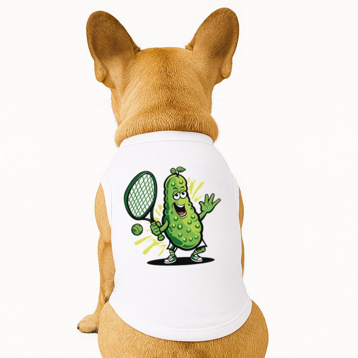 Funny Pickleball Player Paddleball Lover Doggie Tank