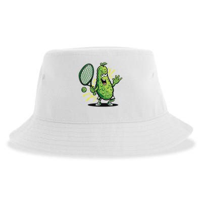 Funny Pickleball Player Paddleball Lover Sustainable Bucket Hat