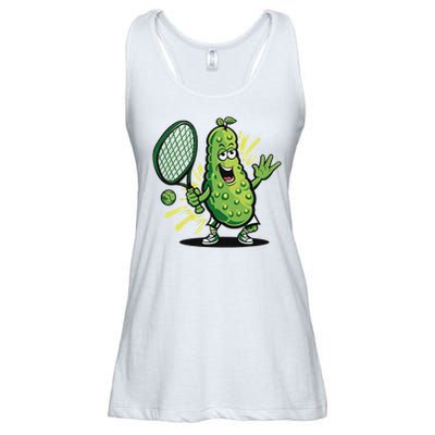 Funny Pickleball Player Paddleball Lover Ladies Essential Flowy Tank