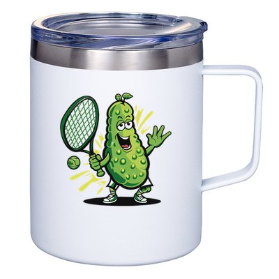 Funny Pickleball Player Paddleball Lover 12oz Stainless Steel Coffee Mug