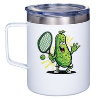 Funny Pickleball Player Paddleball Lover 12oz Stainless Steel Coffee Mug