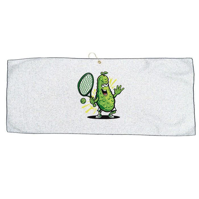 Funny Pickleball Player Paddleball Lover Large Microfiber Waffle Golf Towel