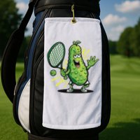 Funny Pickleball Player Paddleball Lover Golf Towel