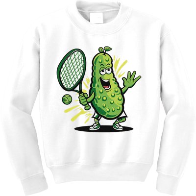 Funny Pickleball Player Paddleball Lover Kids Sweatshirt