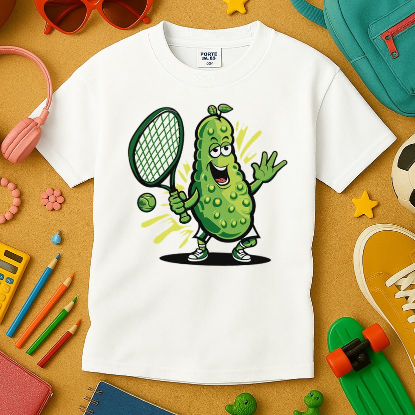 Funny Pickleball Player Paddleball Lover Kids T-Shirt