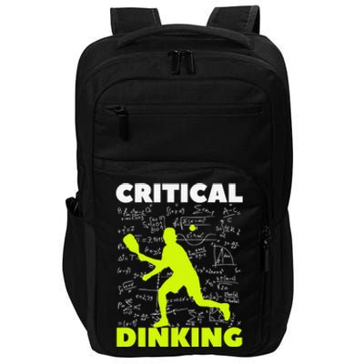 Funny Pickleball Player Lover Dinking Problem Gift Impact Tech Backpack