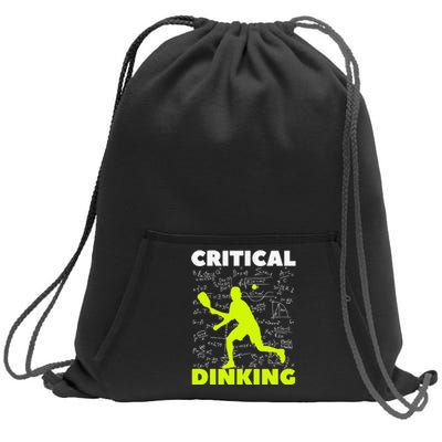 Funny Pickleball Player Lover Dinking Problem Gift Sweatshirt Cinch Pack Bag