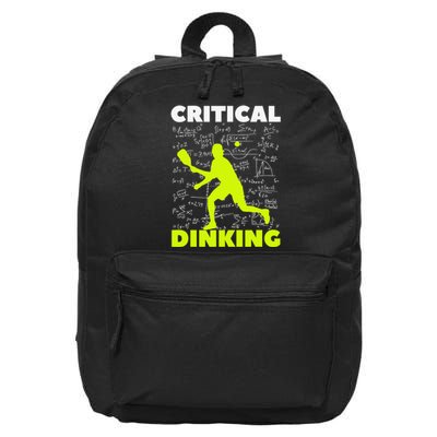 Funny Pickleball Player Lover Dinking Problem Gift 16 in Basic Backpack