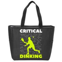 Funny Pickleball Player Lover Dinking Problem Gift Zip Tote Bag