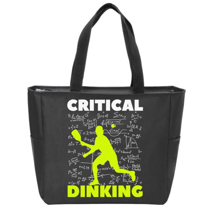 Funny Pickleball Player Lover Dinking Problem Gift Zip Tote Bag