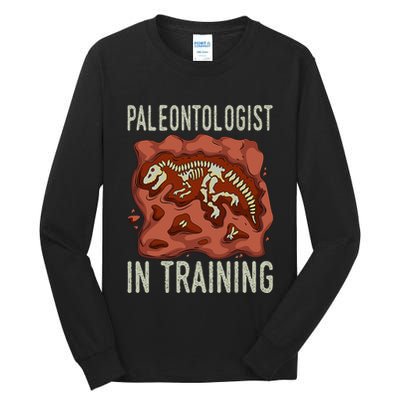 Future Paleontologist Paleontology Student Fossil Hunting Tall Long Sleeve T-Shirt