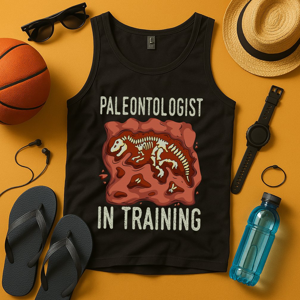 Future Paleontologist Paleontology Student Fossil Hunting Tank Top