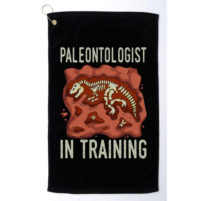 Future Paleontologist Paleontology Student Fossil Hunting Golf Towel