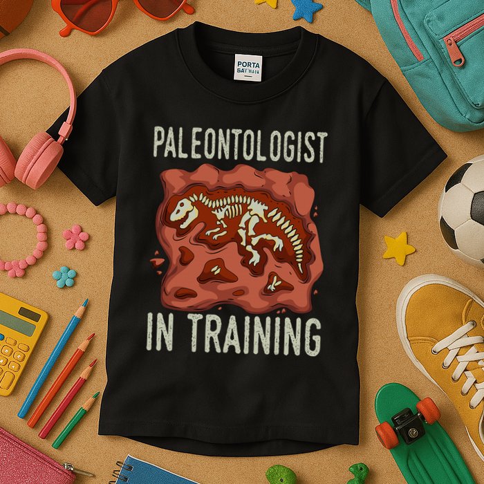 Future Paleontologist Paleontology Student Fossil Hunting Kids T-Shirt
