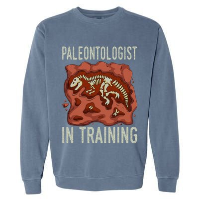 Future Paleontologist Paleontology Student Fossil Hunting Garment-Dyed Sweatshirt
