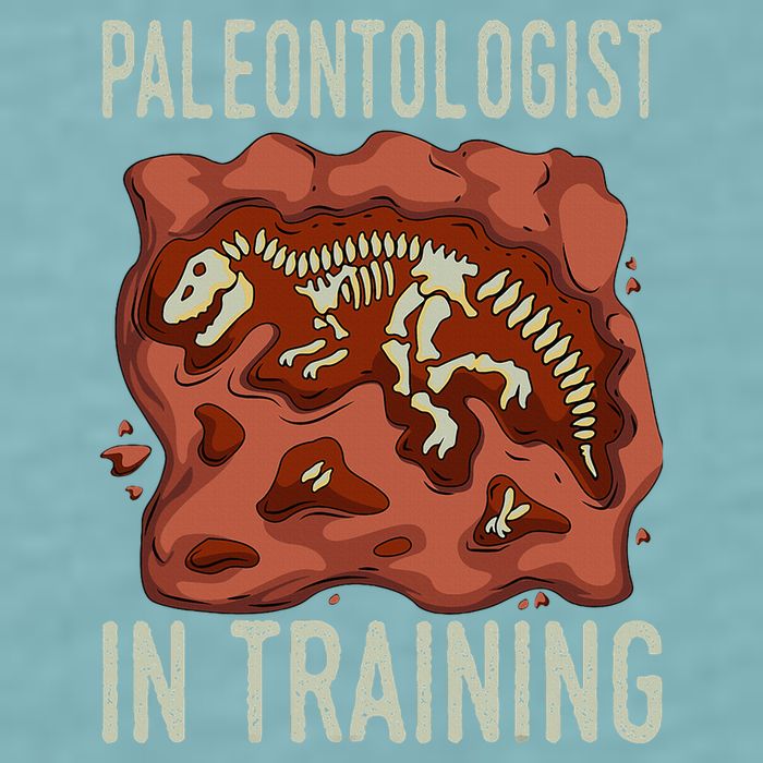 Future Paleontologist Paleontology Student Fossil Hunting Sueded Cloud Jersey T-Shirt