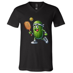 Funny Pickleball Player Paddleball Lover V-Neck T-Shirt