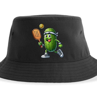 Funny Pickleball Player Paddleball Lover Sustainable Bucket Hat