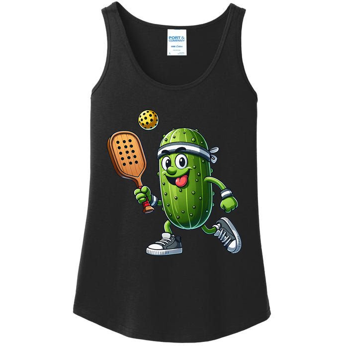 Funny Pickleball Player Paddleball Lover Ladies Essential Tank