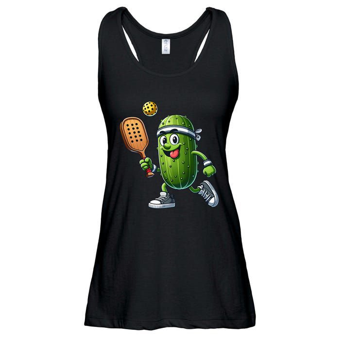 Funny Pickleball Player Paddleball Lover Ladies Essential Flowy Tank