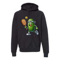 Funny Pickleball Player Paddleball Lover Premium Hoodie