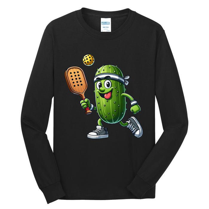 Funny Pickleball Player Paddleball Lover Tall Long Sleeve T-Shirt