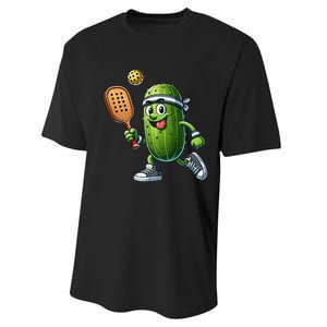 Funny Pickleball Player Paddleball Lover Performance Sprint T-Shirt