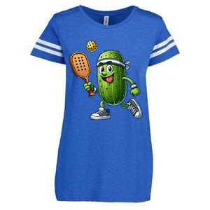 Funny Pickleball Player Paddleball Lover Enza Ladies Jersey Football T-Shirt