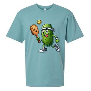 Funny Pickleball Player Paddleball Lover Sueded Cloud Jersey T-Shirt