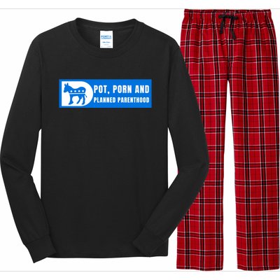 Funny Pot Porn Planned Parenthood Long Sleeve Pajama Set