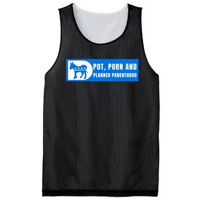 Funny Pot Porn Planned Parenthood Mesh Reversible Basketball Jersey Tank