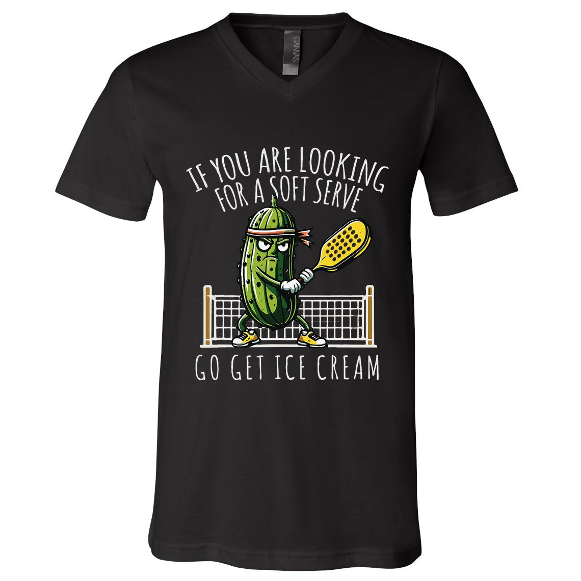Funny Pickleball Player Paddleball Lover Gift V-Neck T-Shirt
